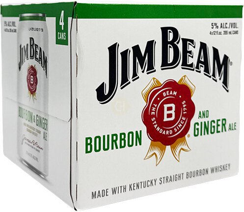 Jim Beam Rtd Bbn Ginger 10can
