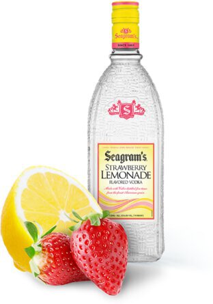 Seagram's Vodka Strawberry Lemonade Flavored Vodka 70pf Pet