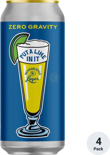 Zero Gravity Put A Lime In It Mexican Lager Limited Release