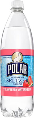 Polar Seltzer Strawberry Watermelon 1 Liter Single