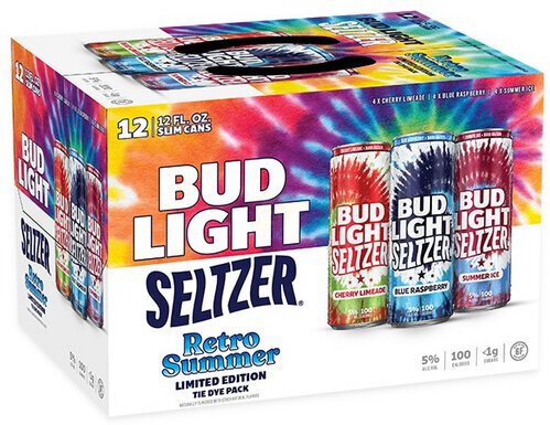 Bud Light Seltzer Retro Tye Dye Cherry Limeade