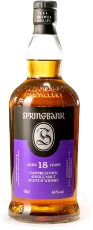 Springbank Year Old Campbeltown Single Malt Scotch
