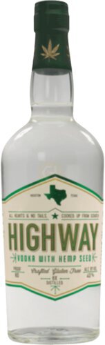 Highway Vodka With Hemp Seed