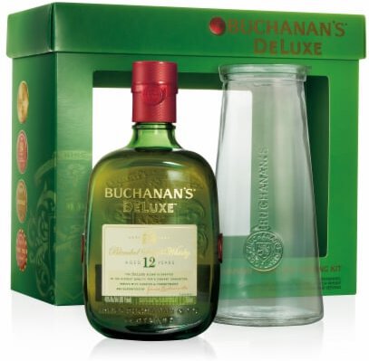 Buchanan's Proof Blended Scotch Whisky With Branded Carafe Master Gift Set