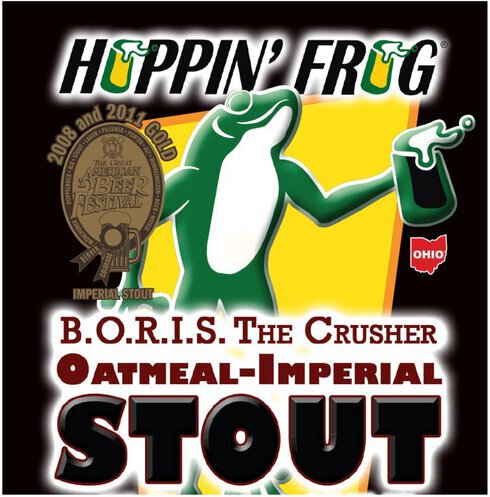 Hoppin Frog Barrel Aged Boris Oatmeal Imperial Stout Single Can