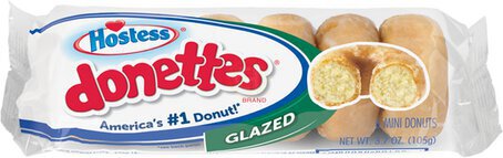 Hostess Donettes Glazed Mini Donuts