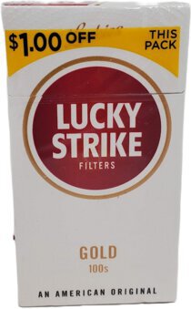 Lucky Strike Gold 100 Box 1 Off