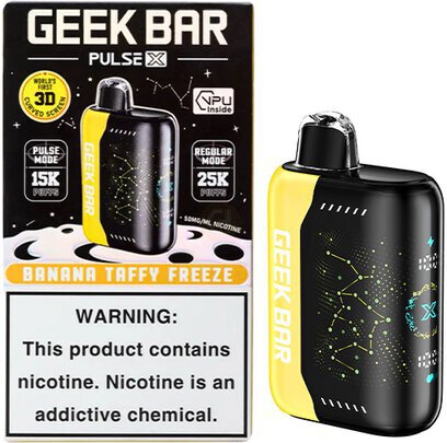 Geek Bar Pulse Banana Taffy Freeze