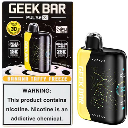 elf bar vape uk Banana Taffy Freeze Geek Bar Pulse X Vape main image 0