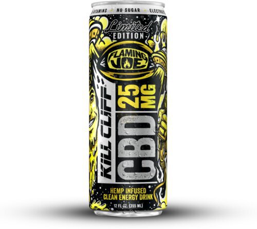 Kill Cliff Hemp Infused Sparkling Water Cbd Drink Flaming Joe Limited Edition 25mg Cbd