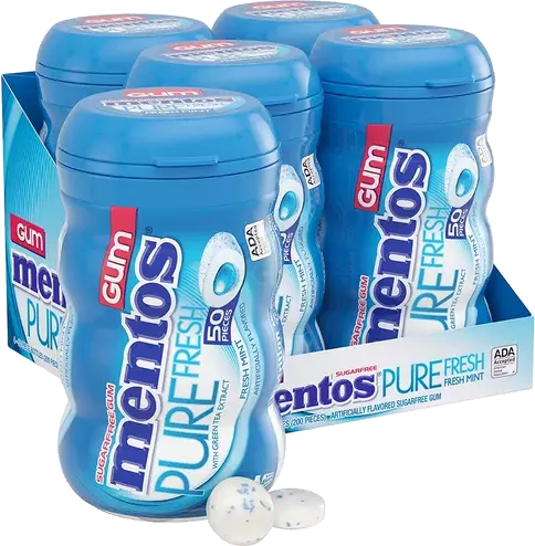 Mentos Pure Fresh Mint Chewing Gum