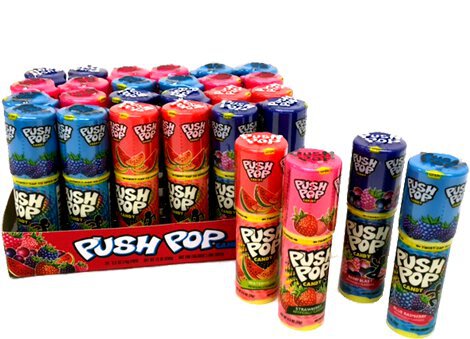 Topps Push Pop Assorted Flavors