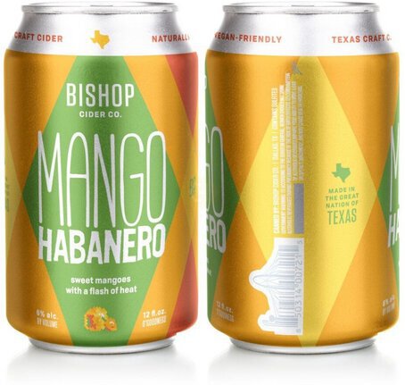 Bishop Cider Co Mango Habanero Can