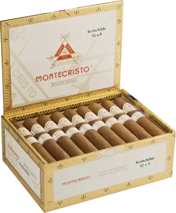 Monte Cristo White Rothchild 52x5 10 Per Box