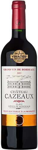 Chateau Cazeaux Blaye Cotes De Bordeaux