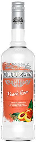 Cruzan Peach Ltr Plst