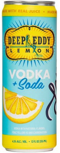 Deep Eddy Lemon Vodka Soda Rtd Texas