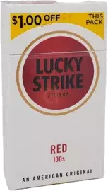 Lucky Strike Red 100 Box 1 Off