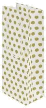 Assorted Large Gold Polka Dot Wine Gift Bag