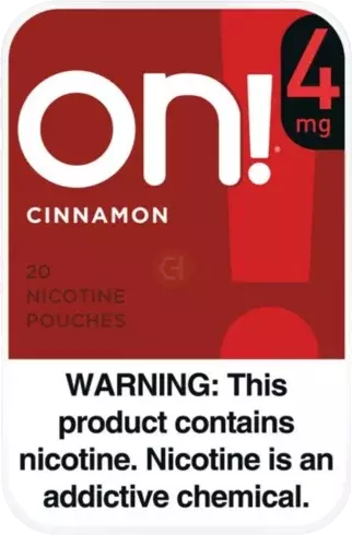 On Nicotine Pouches Cinnamon Mg 20 Ct