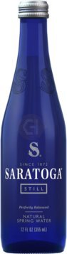 Saratoga Sparkling Spring Water Bottle