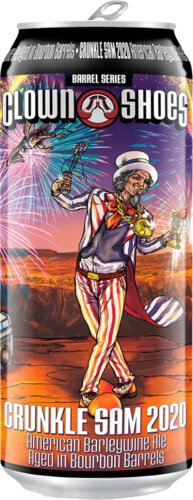 Clown Shoes Crunkle Sam 2020 American Barleywine Bourbon Barrel Aged