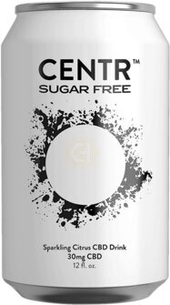 Centr Sugar Free Cbd Beverage Non Alcoholic Sparkling Citrus Drink 15 Mg Cbd