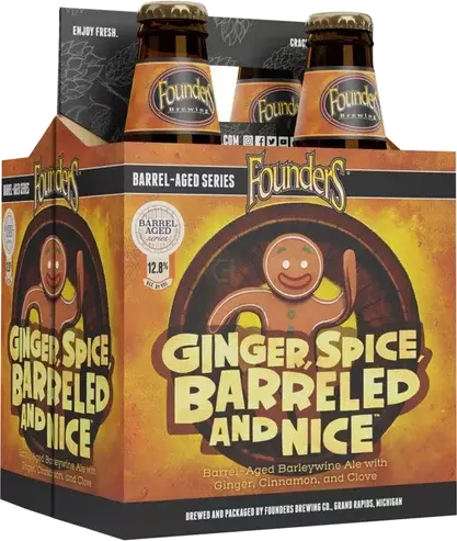 Founders Ginger Spice Barreled & Nice Wegmans Nr Winter Xmas