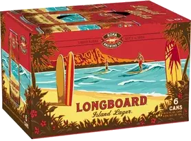 Kona Brewing Long Board Lager 6 Pack Can
