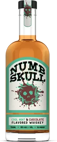 Numb Skull Cool Mint And Chocolate Flavored Whiskey