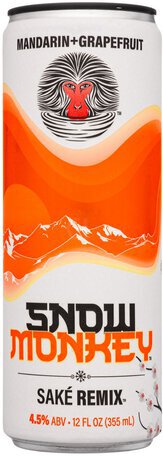 Snow Monkey Sake Remix Mandarin Grapefruit