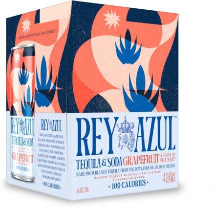 Cocktail Rey Azul Tequila & Soda Grapefruit