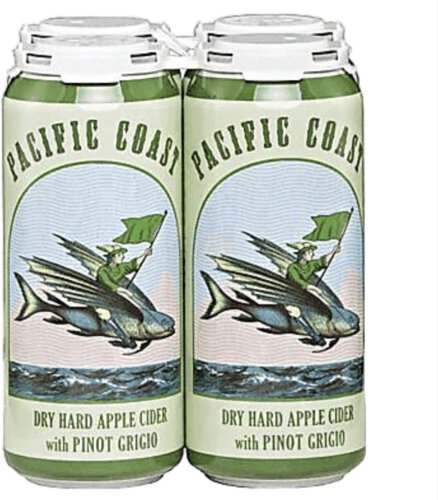 Pacific Coast Dry Hard Apple Cider With Pinot Grigio Can