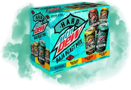 Mtn Dew Hard Seltzer Baja Blast Variety12oz
