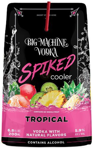 Big Machine Big Machine Vodka Spiked Cooler Tropical 6 Abv 8 Pack