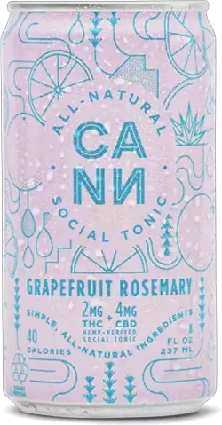 Cann Grapefruit Rosemary 5mg Thc 10mg Cbd