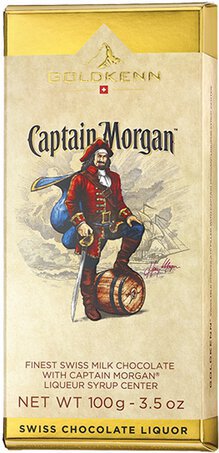 True Fab Captain Morgan Goldkenn Chocolate Bar