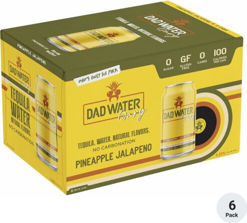 Dad Water Tequila Water Pineapple Jalapeno Rtd