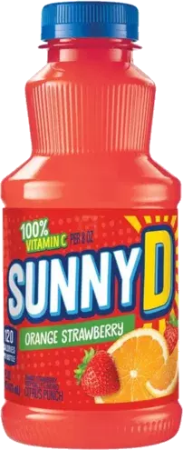 Pop & Juice Sunny D Orange Straw