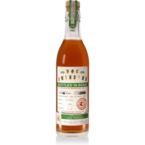 Doc Cottage Rye DOC Swinsons Bottled In Bond 100 Proof Rye - Jacob Liquor Exchange ...