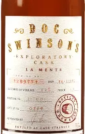 DOC Swinson's Exploratory Cask La Mente Oloroso Sherry Cask Bourbon