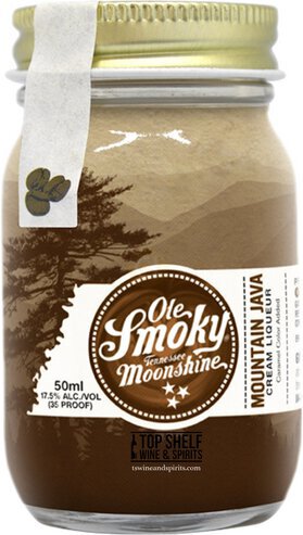 Ole Smoky Mini Moonshine Cream Combo Each Mountain Java Butter Pecan White Chocolate Strawberry