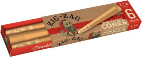 Zig Zag Unbleached Cones