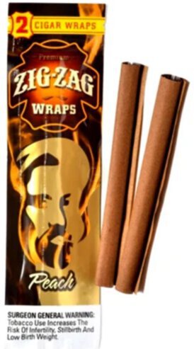 Zig Zag Wraps Peach