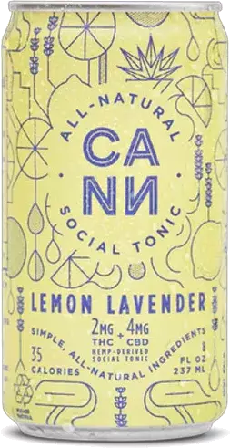 Cann Lemon Lavender 5mg Thc 10mg Cbd