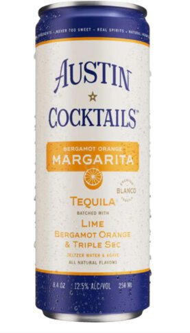 Austin Cocktails Triple Sec Bergamot Orange & Lime Sparkling Margarita