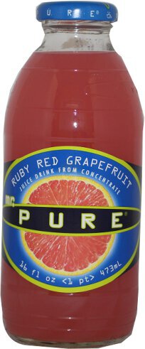 Mr Pure Ruby Red Grapefruit Juice 16oz