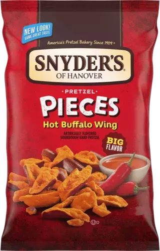 Snyders Pretzel Pieces Hot Buffalo Wing 50z