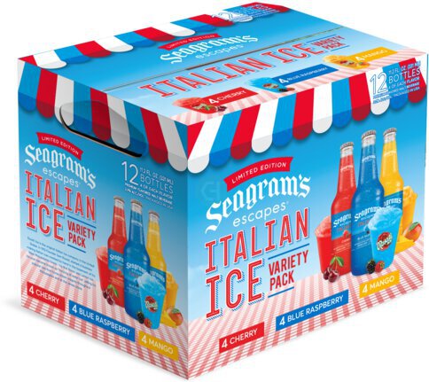 Seagrams Escapes Red White & Boom Variety Cans