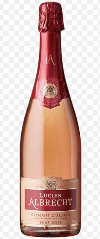 Lucien Albrecht Brut Rose Cremant D Alsace 100 Pinot Noir Fr